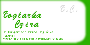 boglarka czira business card
