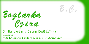 boglarka czira business card